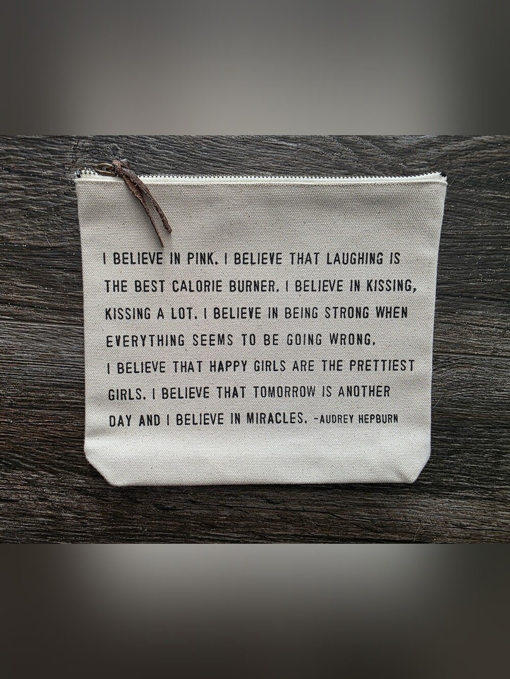 Canvas Zip Bag Sugarboo & Co